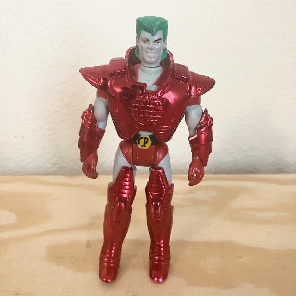 Vintage Captain Planet with Pollution Armor 6" Action Figure Tiger 1991